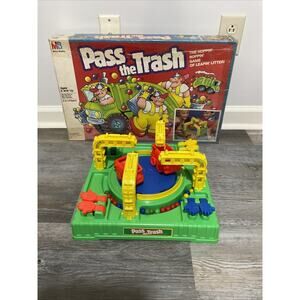 1987 Pass the Trash Game by Milton Bradley Complete Missing Instructions